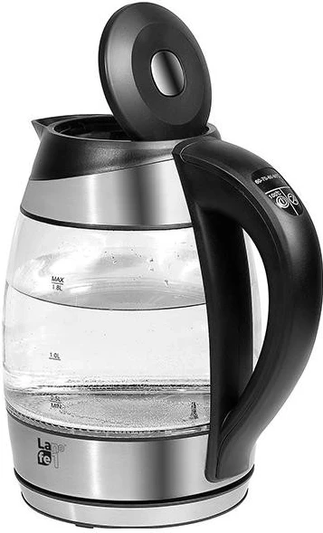 Çajnik elektrik Lafe CEG005, 1.8L, 2200W, i zi-argjendtë