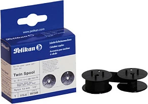 Shirit boje Pelikan Twin Spool për Canon/Facit/Sharp, i zi