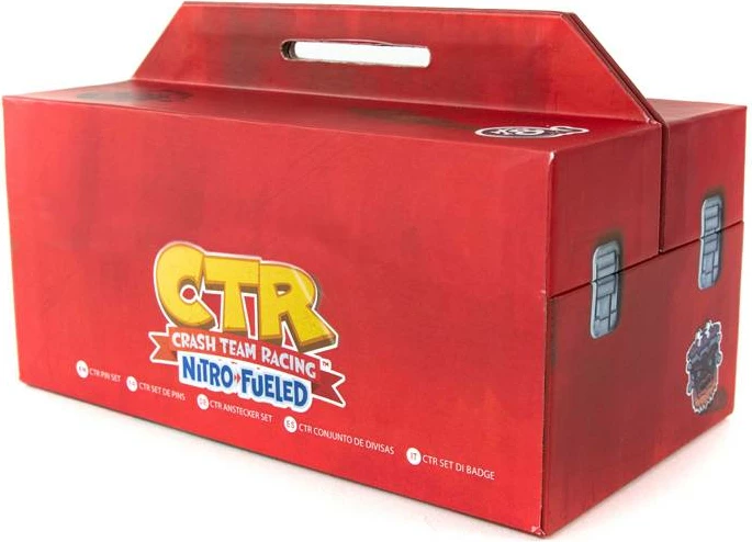 Set pinash enamel Numskull Crash Team Racing Nitro-Fueled, Crash Bandicoot, set 11 copë