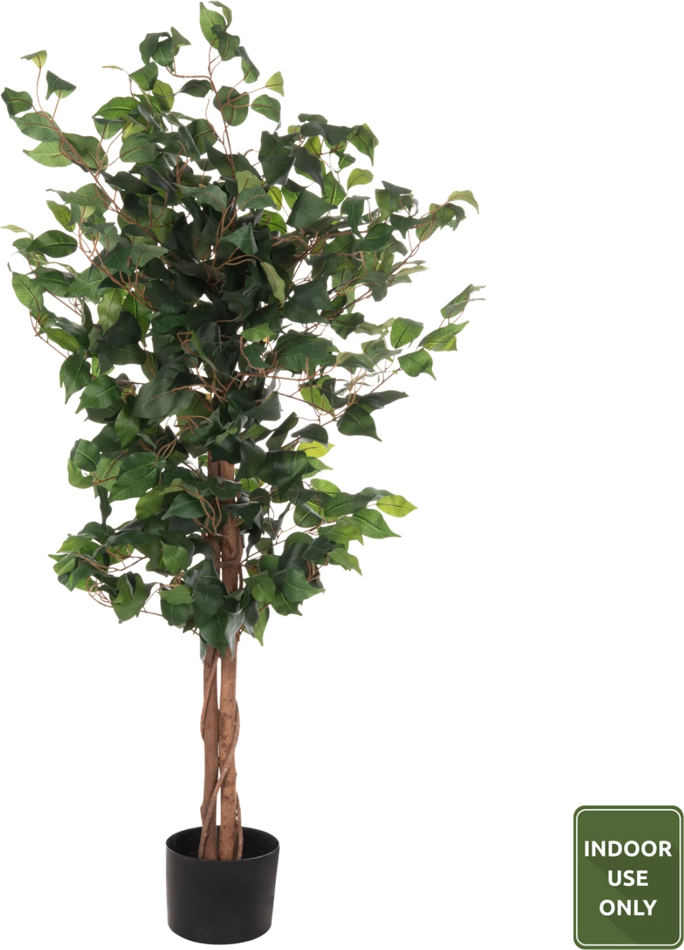 Bimë sintetike dekorative, FH7993, pemë Banyan në vazo, 125H cm