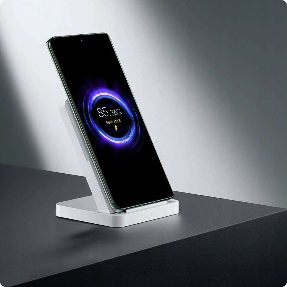 Karikues induktiv me stendë Xiaomi 50W Wireless Charger Pro BHR7560GL/MDY-14-EN, i bardhë