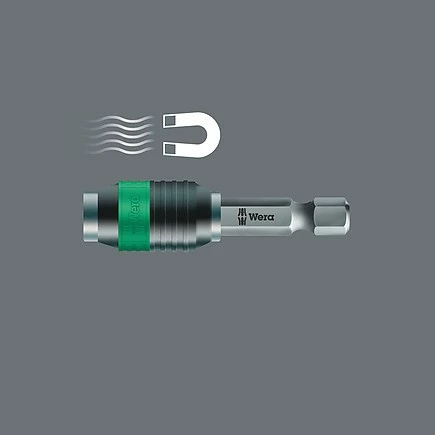 Set bitash Wera 61 copë, me adapter, mbajtës bitash, kuti tekstili