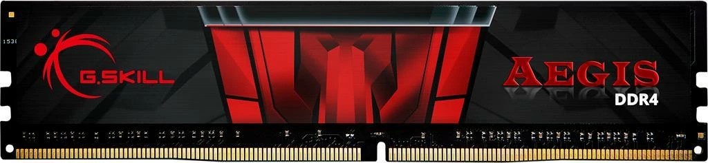 RAM Memorje G.Skill Aegis F4-3000C16D-16GISB 16GB DDR4 3000MHz CL16 (2x8GB), kuqe/zezë