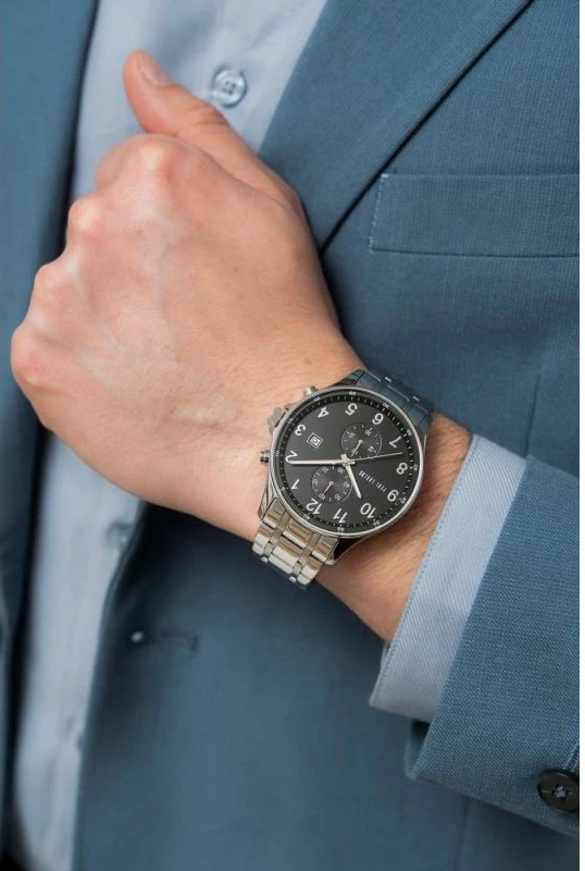 Orë dore për meshkuj Paul Lorens, argjend