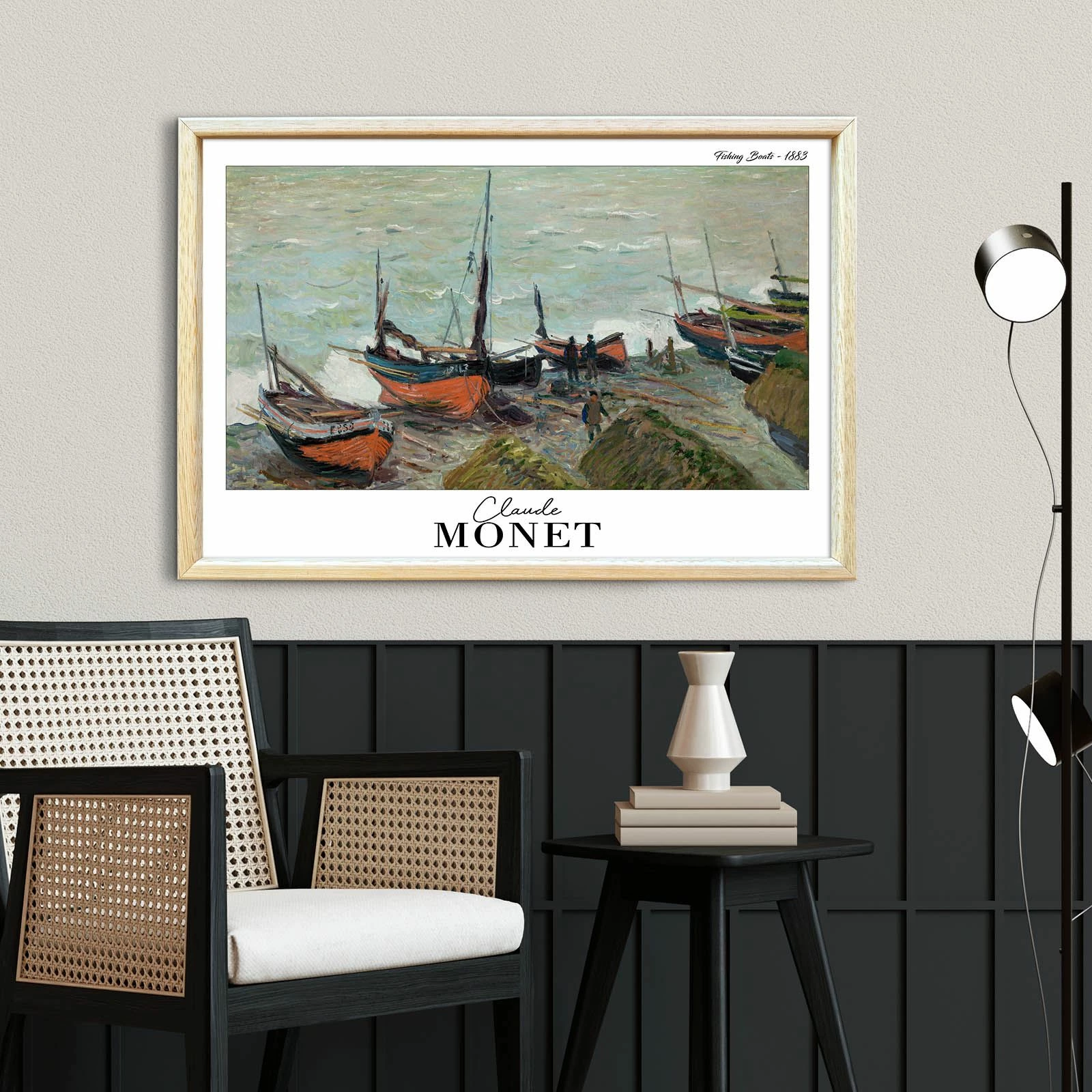 Pikturë dekorative me kornizë, Wallity, 4262AHSMONET-015