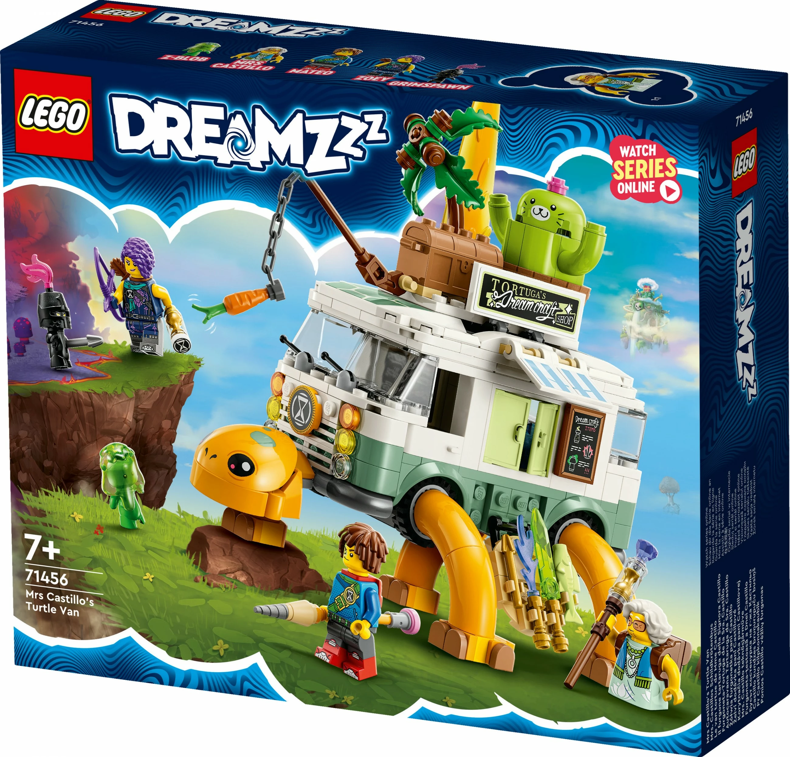 Set ndërtimi LEGO DREAMZzz 71456 Mrs. Castillos Turtle Van, multikolor