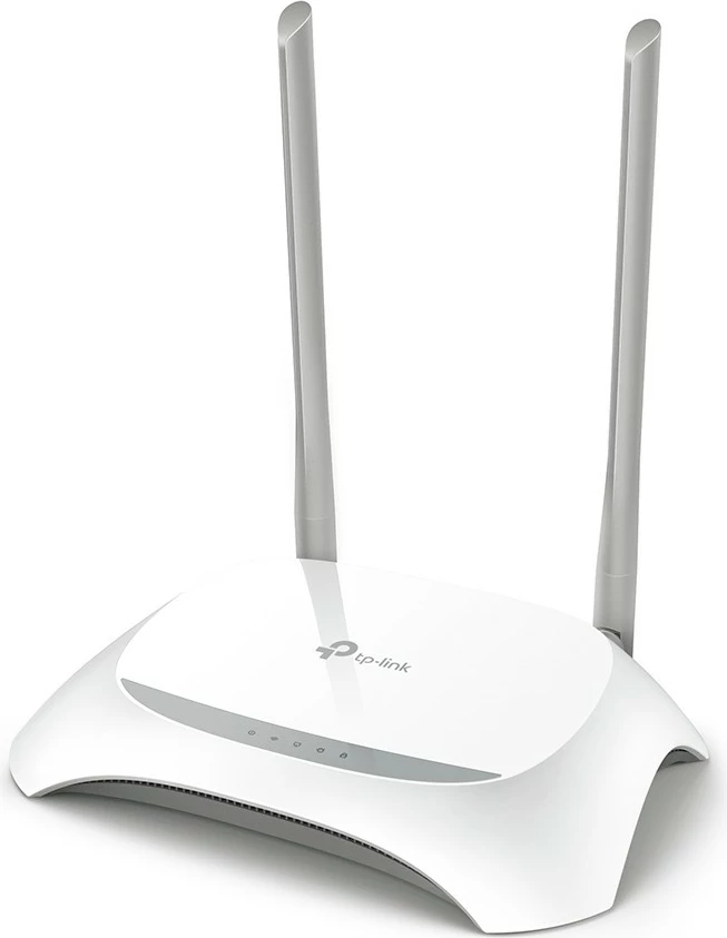Router Wi-Fi TP-LINK WR850N, 300 Mbps, 2 antena, Bardhë/Gri