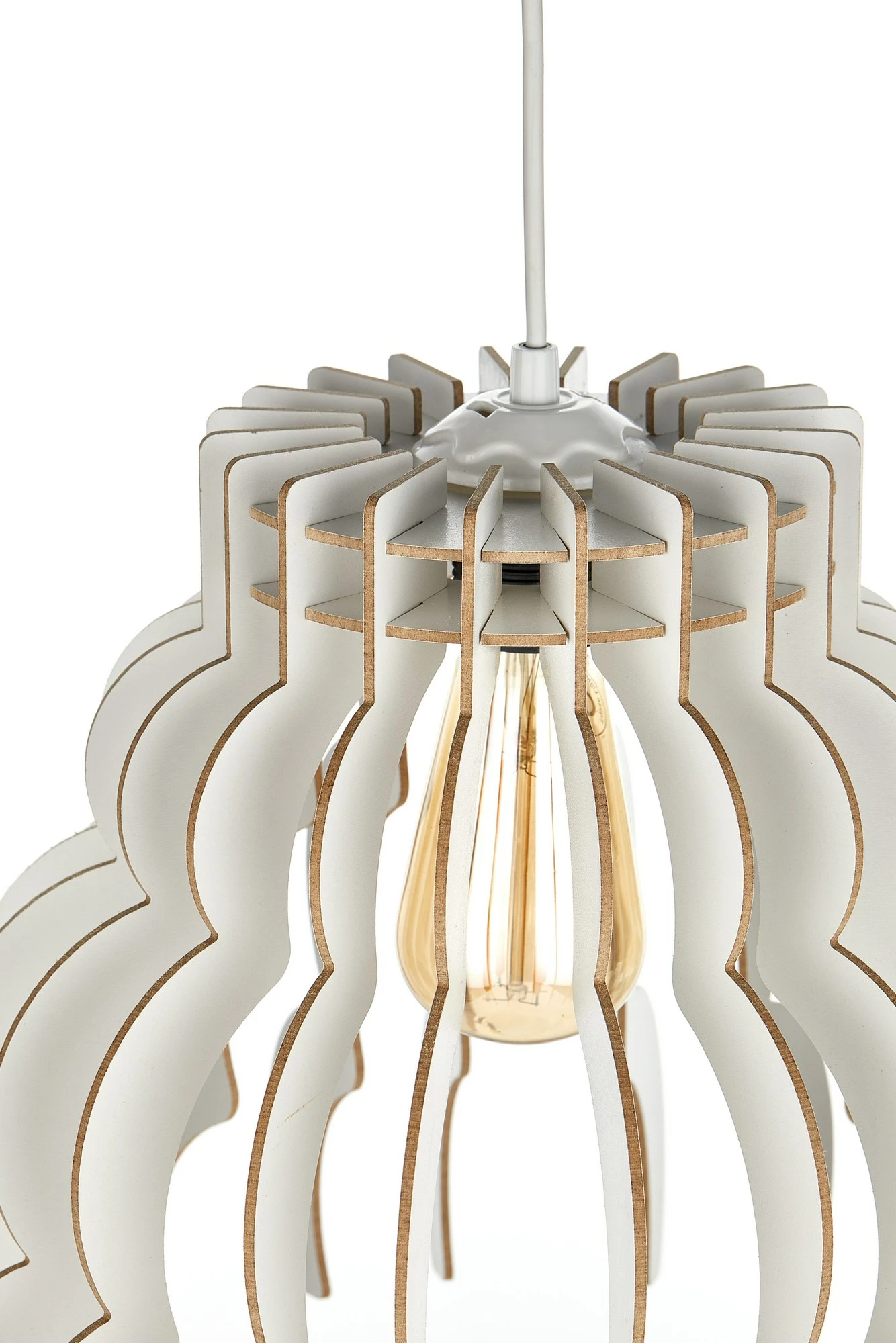 Llambë tavani Opviq, dizajn Cloudy, e bardhë