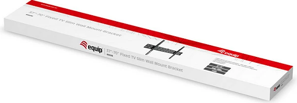 Mbajtëse muri për TV/Monitor EQUIP 37"-70", VESA 600x400, 40kg, e zezë