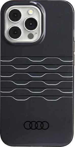 Mbështjellës Audi IML MagSafe për iPhone 13 Pro Max, i zi