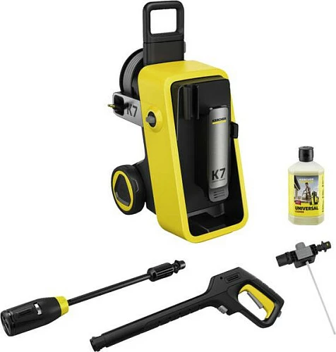 Lavarëse me presion Kärcher K7 Comfort Premium, 180 bar, 3000 W, zorrë 10 m, e verdhë