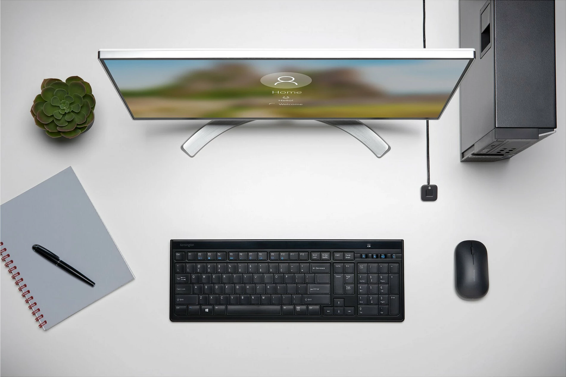 Lexues gjurmë gishti Kensington VeriMark Desktop 2.0, USB, i zi