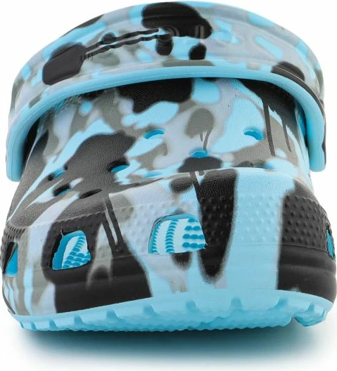 Atlete për fëmijë Crocs Classic Spray camo Clog, ngjyrë blu e errët