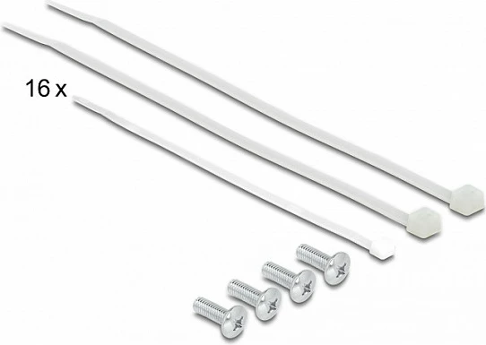 Patch panel DeLOCK 19" 16-port Cat6a 1U, i zi