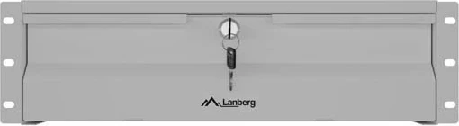Sirtar për rack 19" LANBERG 3U 360mm, 90kg, me çelës, gri