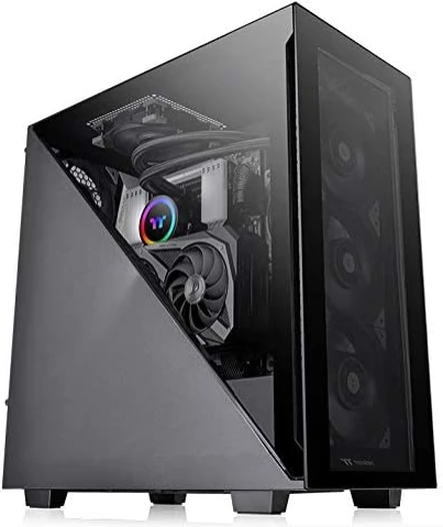 Kasë Thermaltake Divider 300 TG, midi tower, xham i temperuar, e zezë