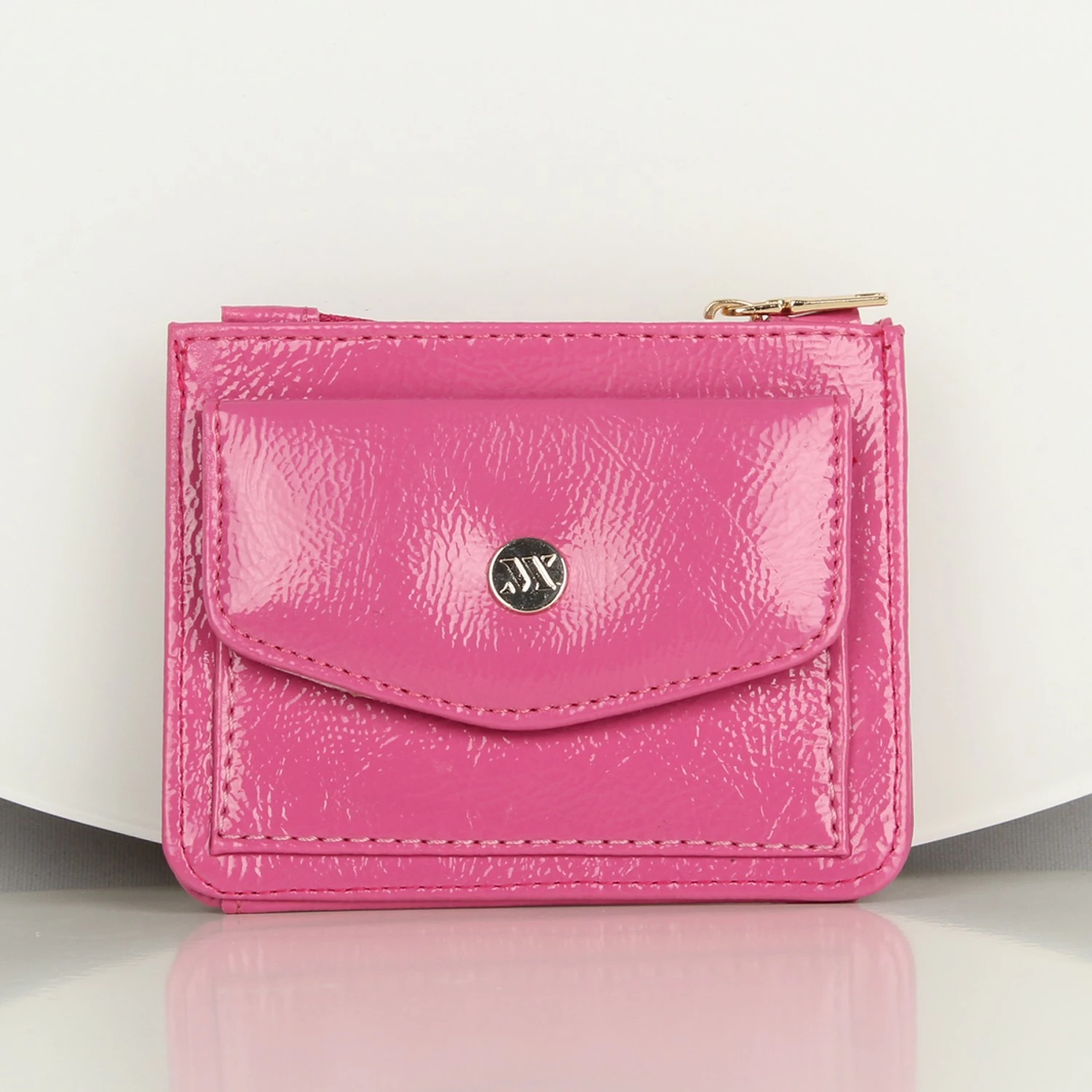 Portofol lëkure, ngjyrë rozë, Zoozie Bags, 1265