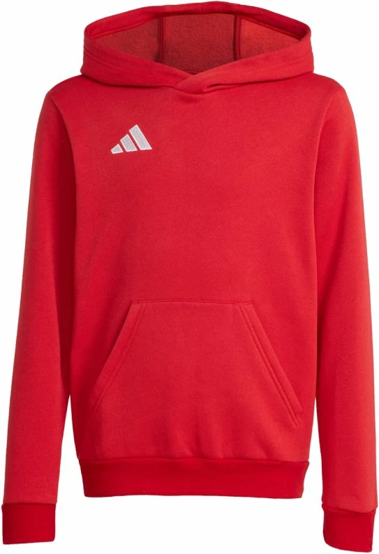 Duks për fëmijë adidas Entrada 26 Hoody, i kuq [Madhësia: 152 cm]