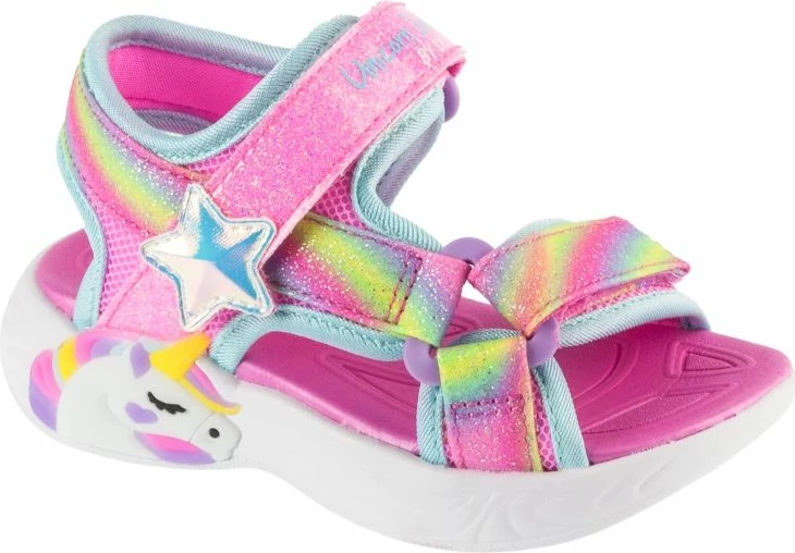 Sandale fëmijësh Skechers, rozë