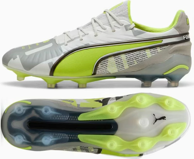 Atlete futbolli Puma për meshkuj, hiri-gjelbër