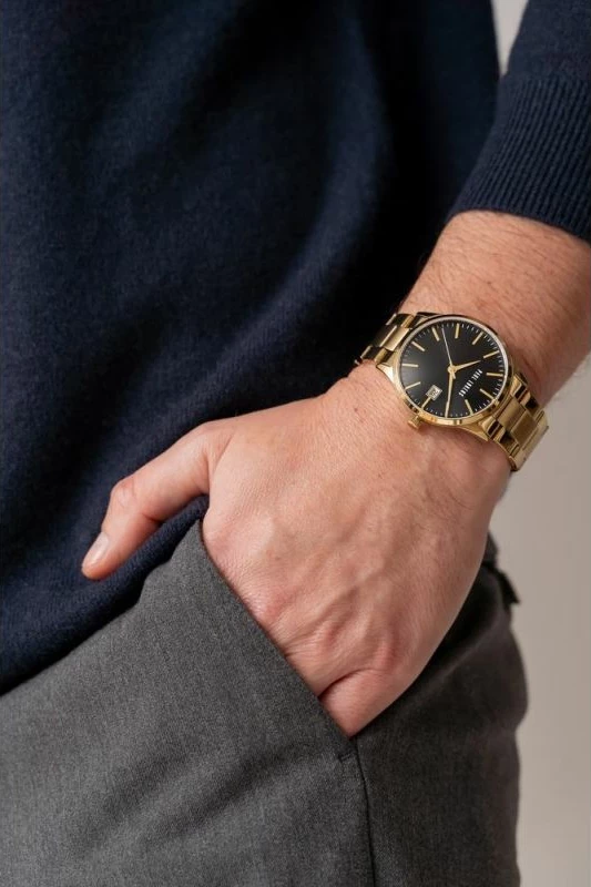 Orë dore për meshkuj Paul Lorens, e zezë