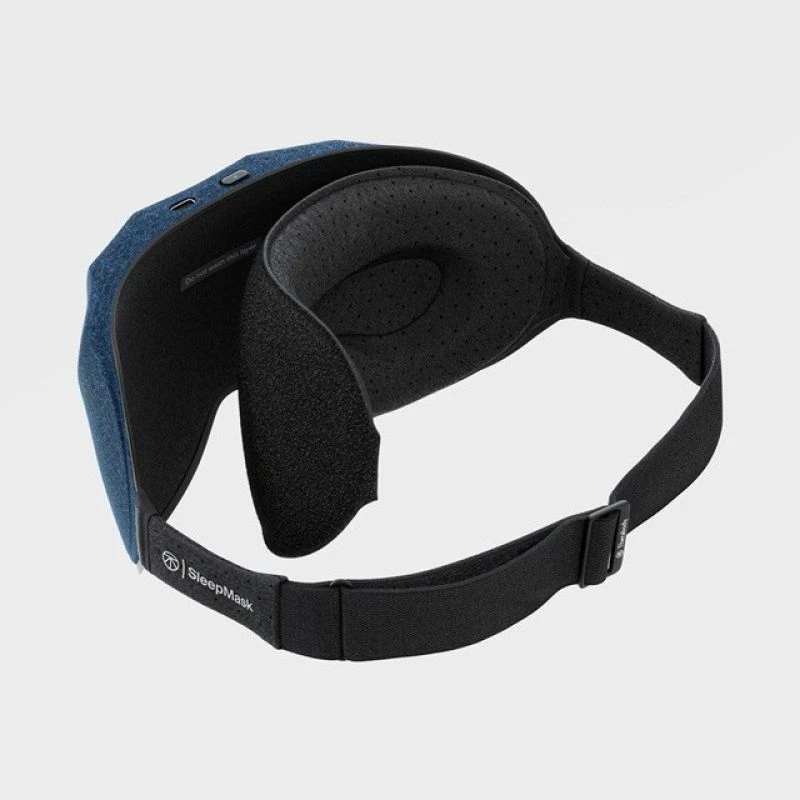 Maskë gjumi Therabody Sleep Mask, e zezë/blu