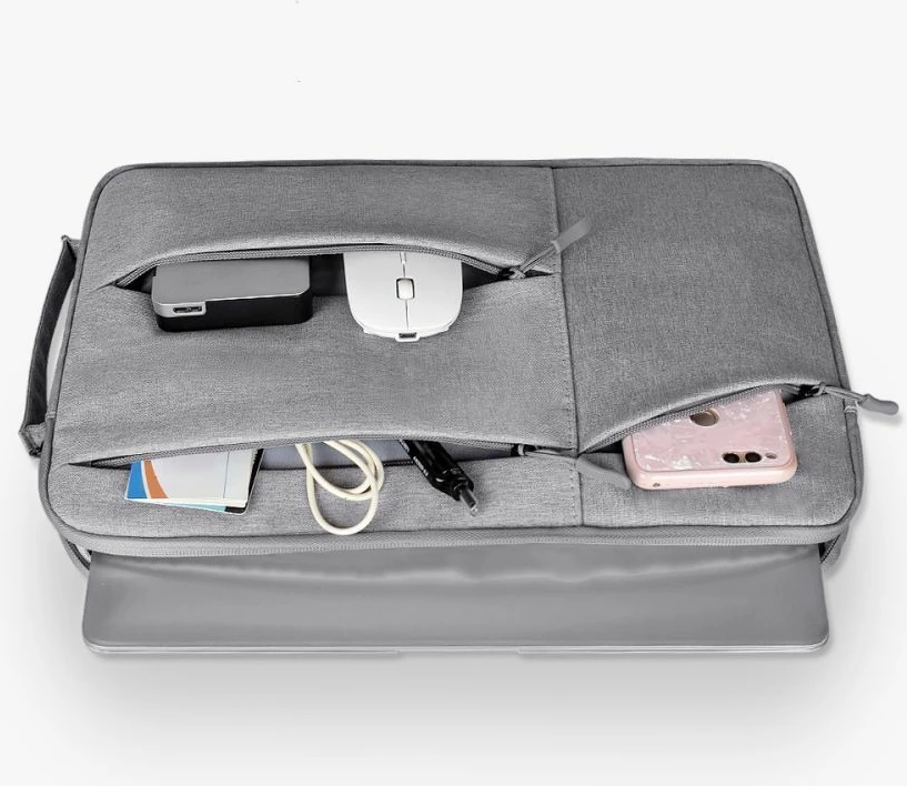 Mbështjellës laptopi Tech-Protect Pocket 14", Gri e errët
