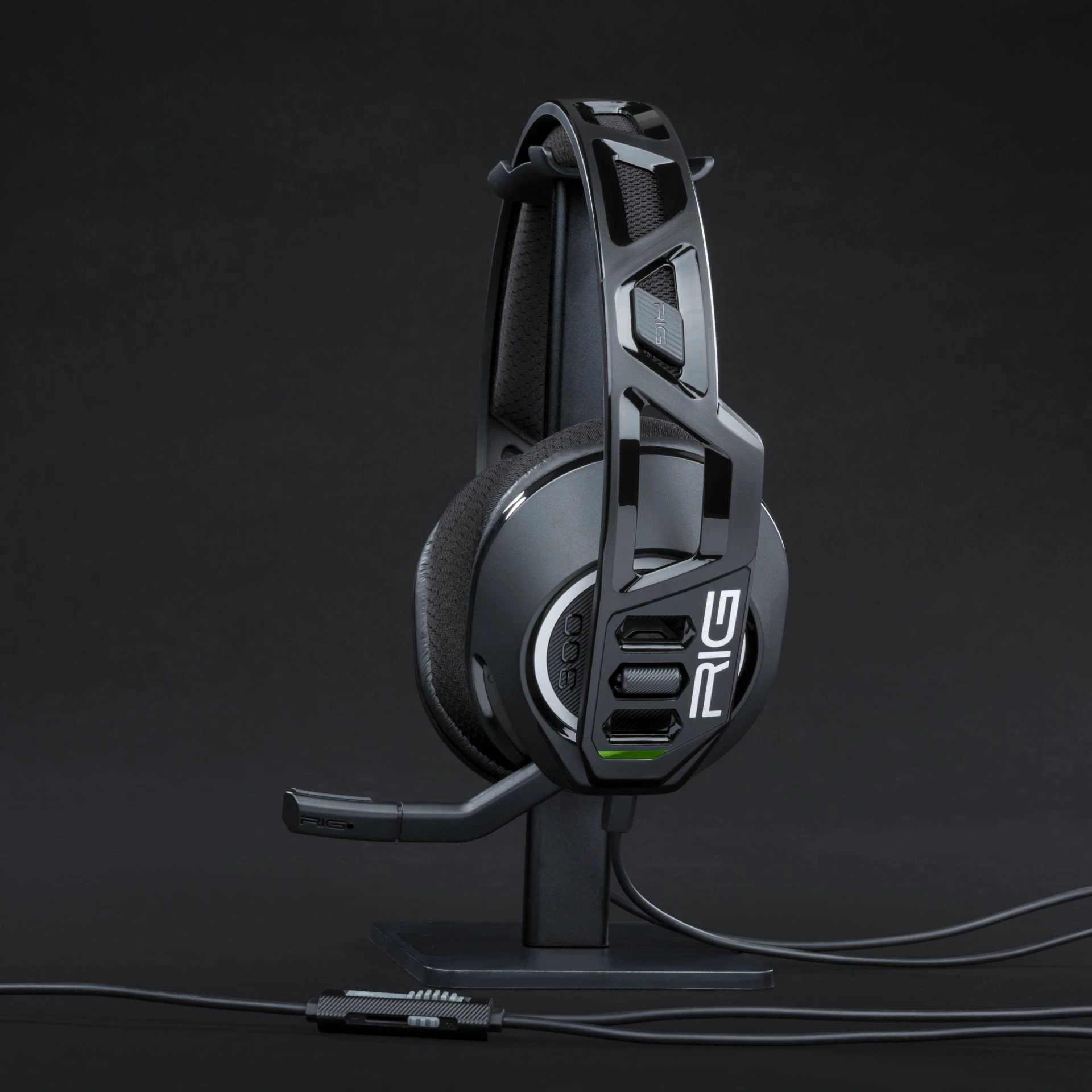 Kufje gaming Nacon RIG 300 PRO HX me kabllo 3.5mm stereo, të zeza
