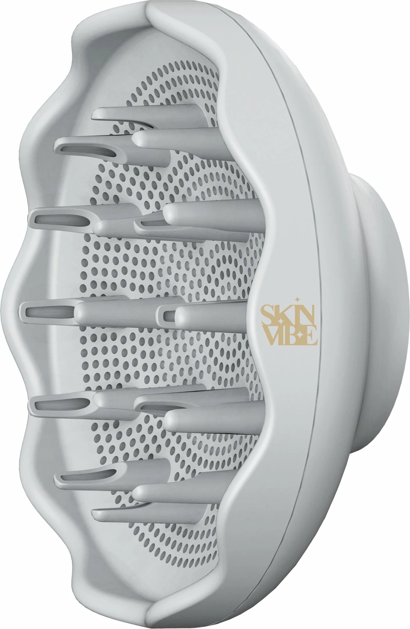 Tharëse flokësh SkinVibe Aurea Family X Plasma SV-001SL 1600W me plazmë, ionizim dhe difuzor, gri metalike, set 3 gryka