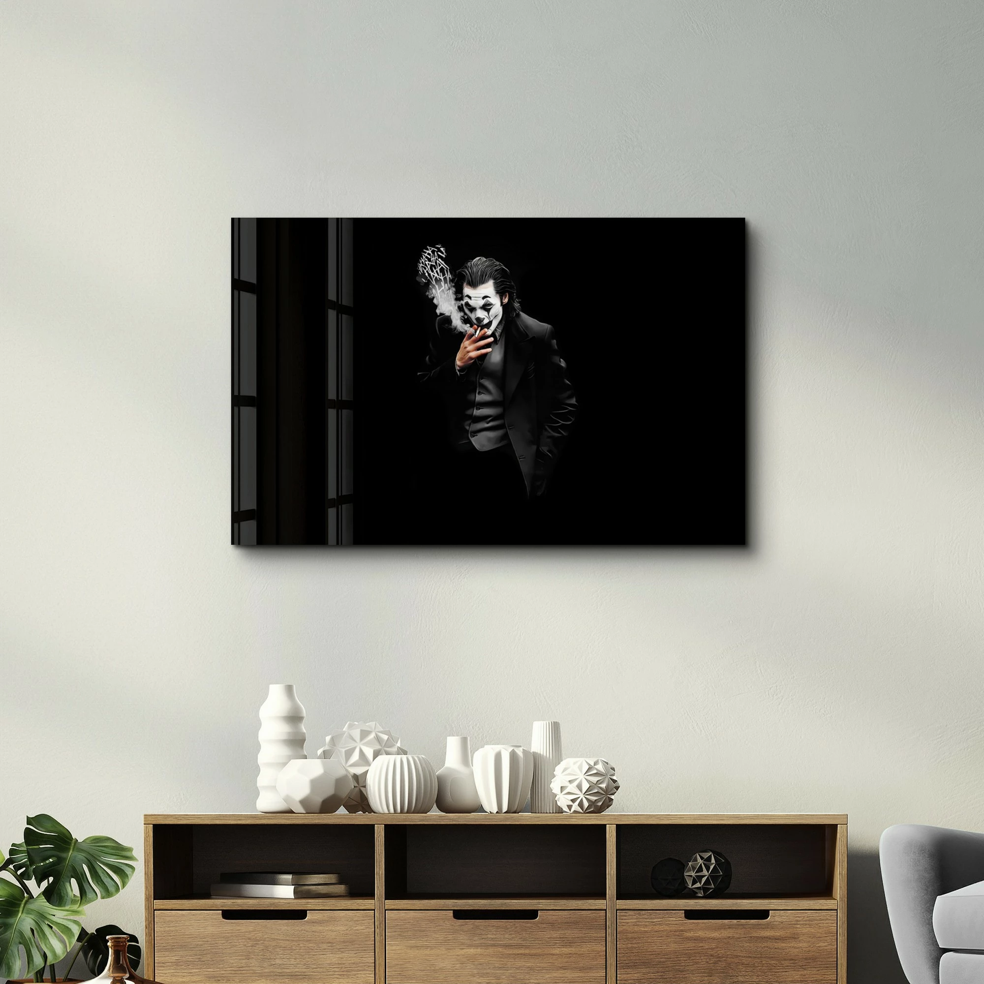 Pikturë dekorative prej xhami të temperuar, Wallity, CAM-1005, 46x72cm