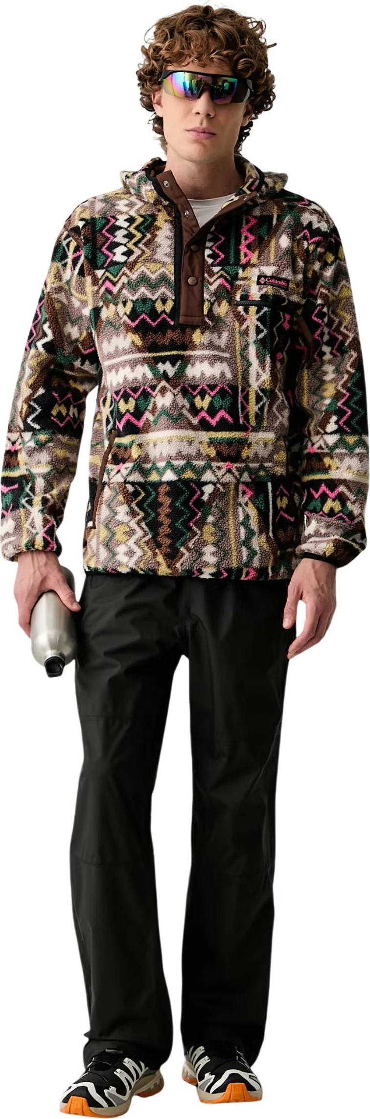 Duks për meshkuj Columbia Helvetia II Printed Hoodie 2090881, kafe [Madhësia: L]