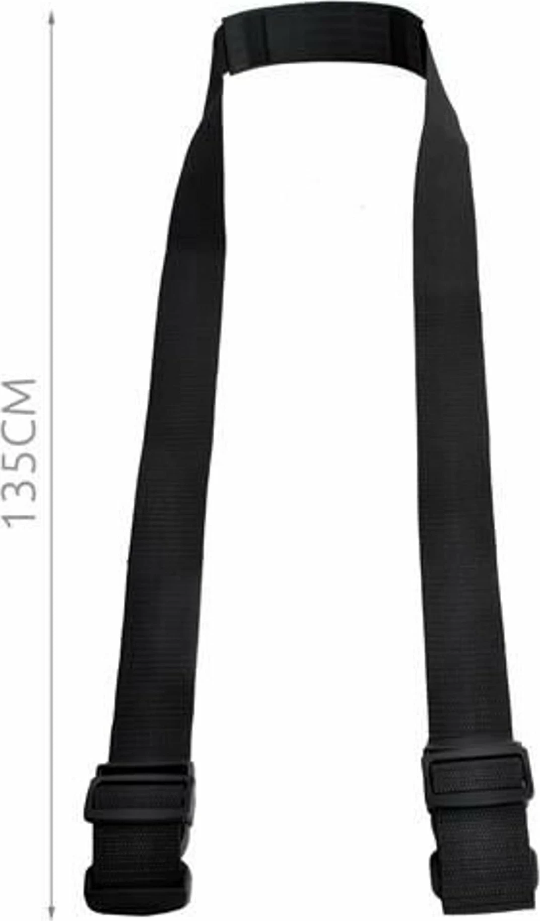 Rrip bartës për biçikletë fëmijësh Iso Trade 1172, 135 cm, 25 kg, me jastëk shpatulle, i zi