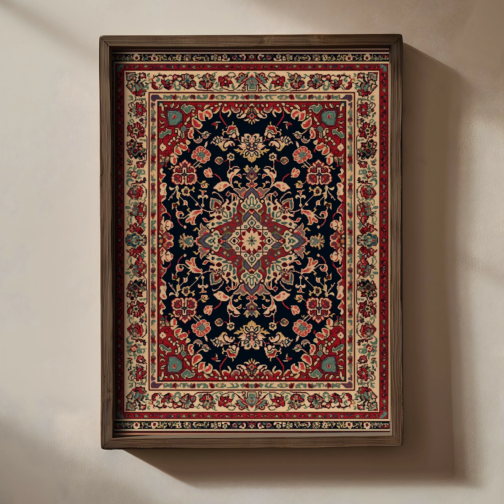 Pikturë dekorative me kornizë MDF, Wallity, TUN082-L, shumëngjyrëshe, 35x47x2 cm
