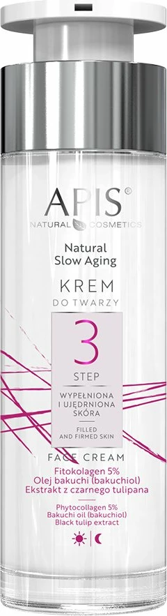 Krem fytyre për femra APIS Natural Slow Aging Step 3 Filled and Firmed Skin 50ml