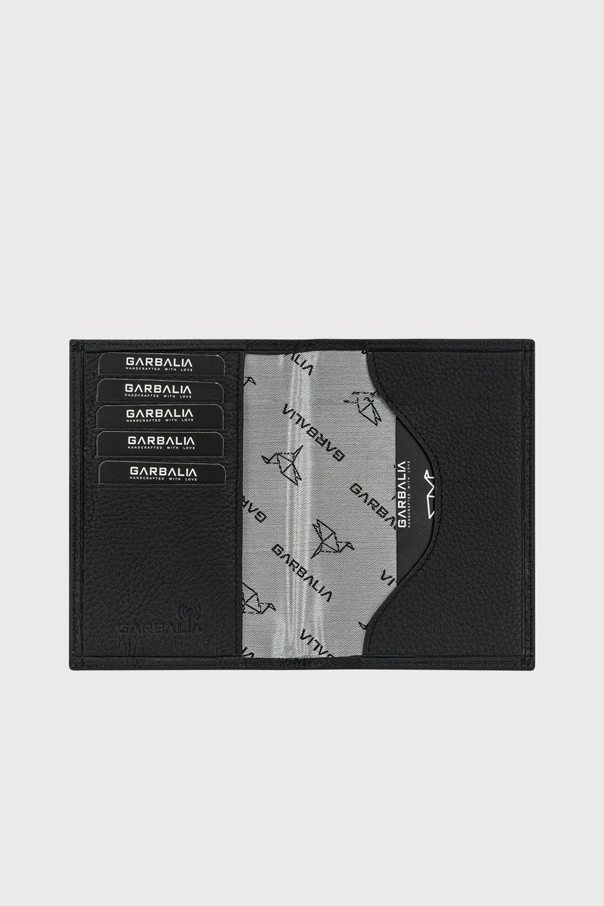 Portofol unisex, lëkurë e zezë, Zoozie Bags