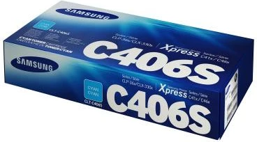 Toner, Samsung, CLT-C406S, origjinal, rendiment deri 1000 faqe, cian