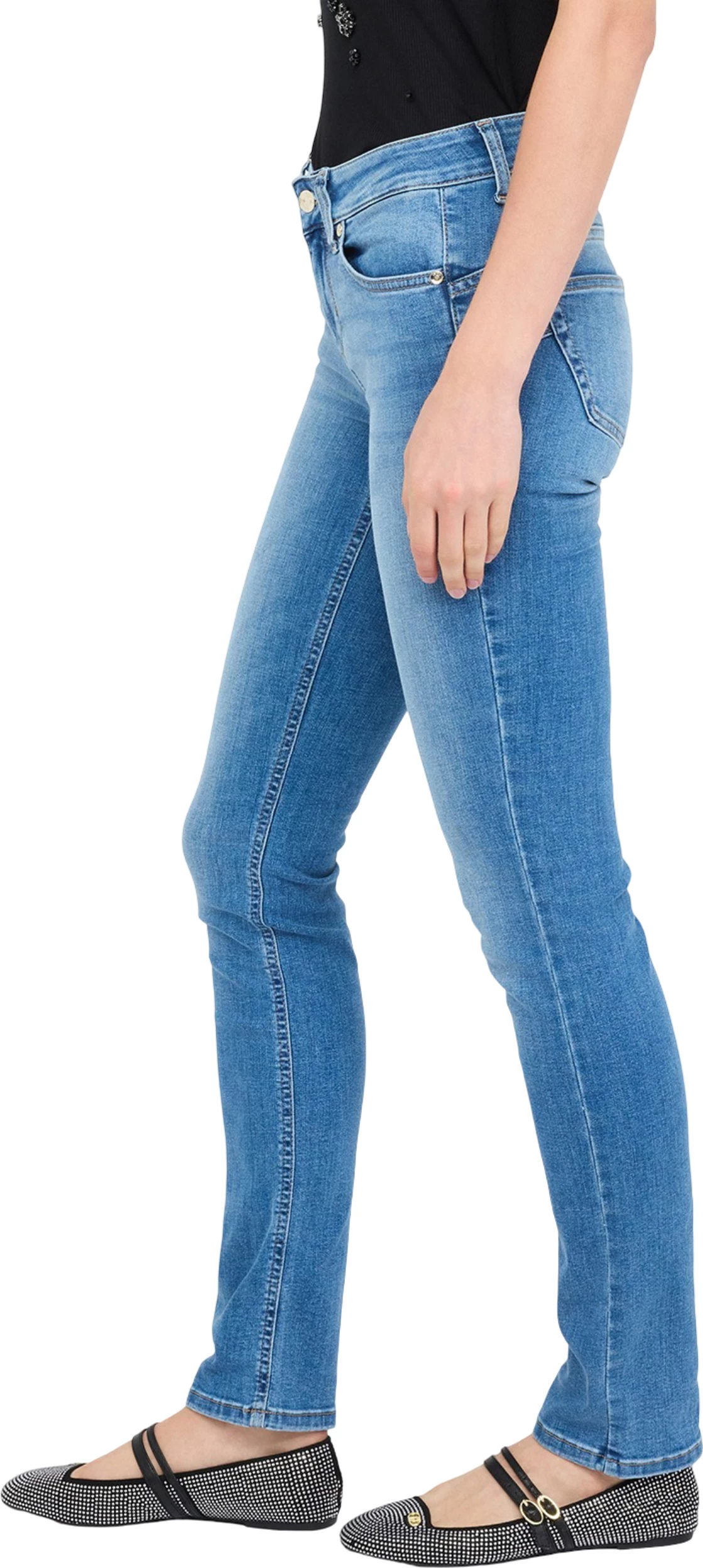 Xhinse slim për femra Liu Jo B.UP Magnetic Reg.W. UXX028 D4186, denim e çelët [Madhësia: W31 L32]
