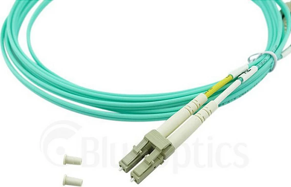 Kabllo fibre optike BlueOptics Patch LC-LC, OM3 multimode, 3m, aqua