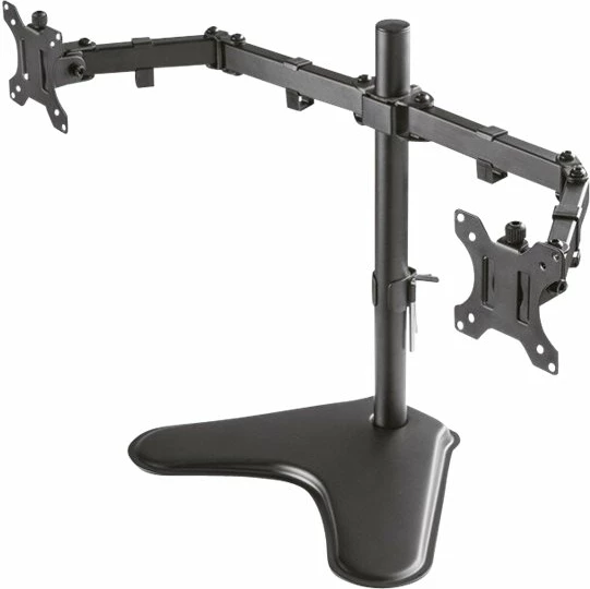 Mbajtës tavoline për dy monitorë Neomounts FPMA-D550DDBLACK, 10-32", i zi