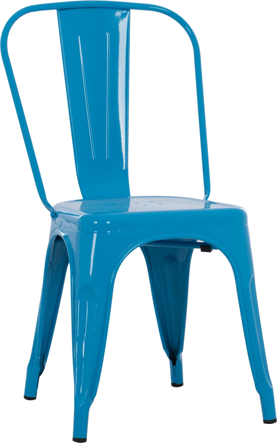 Karrige për ngrënie MELITA-PRO FH8641.48 metalike, ngjyrë kaltër, 44x47x84.5H cm