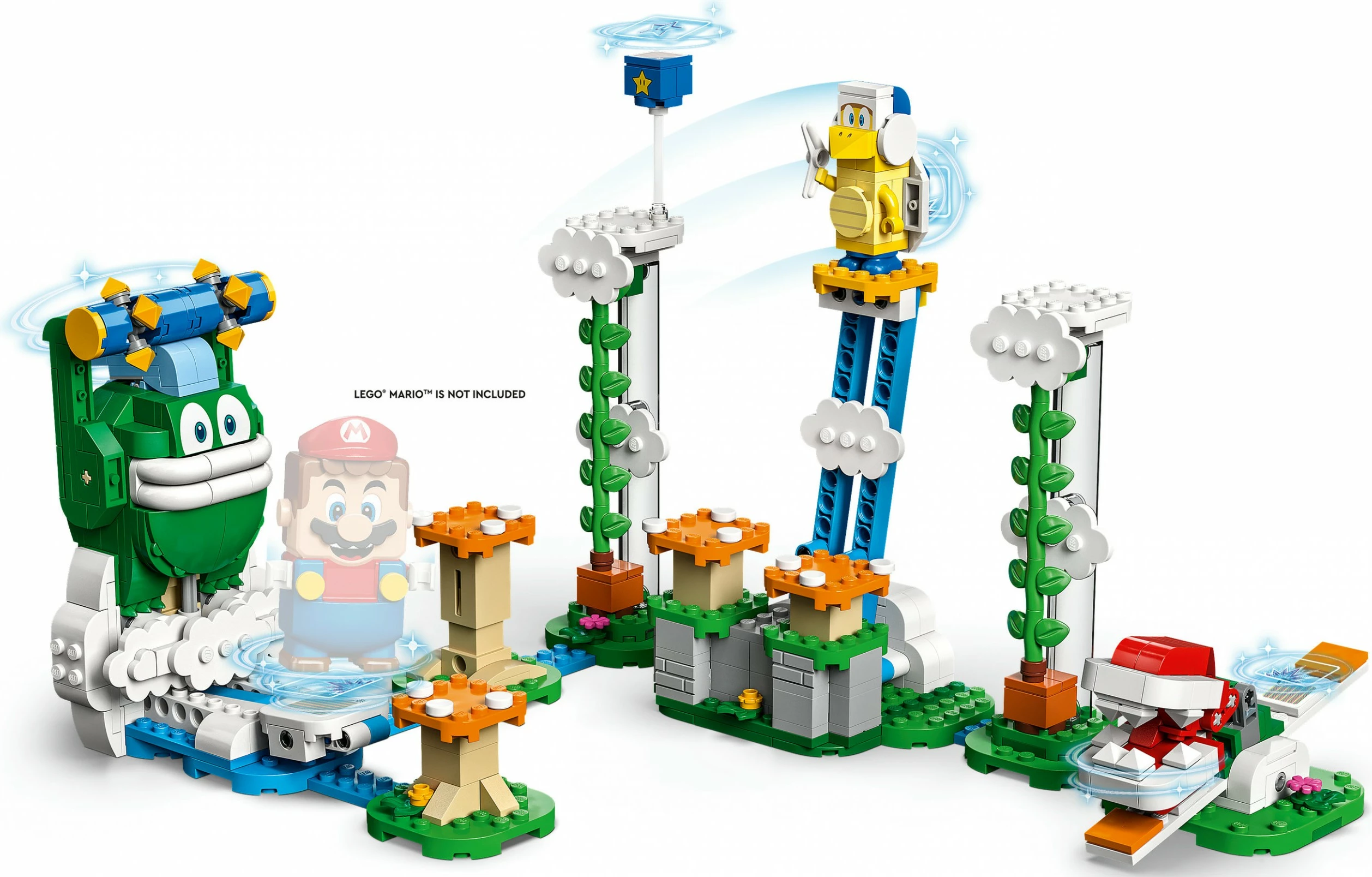 Set ndërtimi LEGO Super Mario 71409 Maxi-Spikes Wolken-Challenge, 540 pjesë, shumëngjyrësh