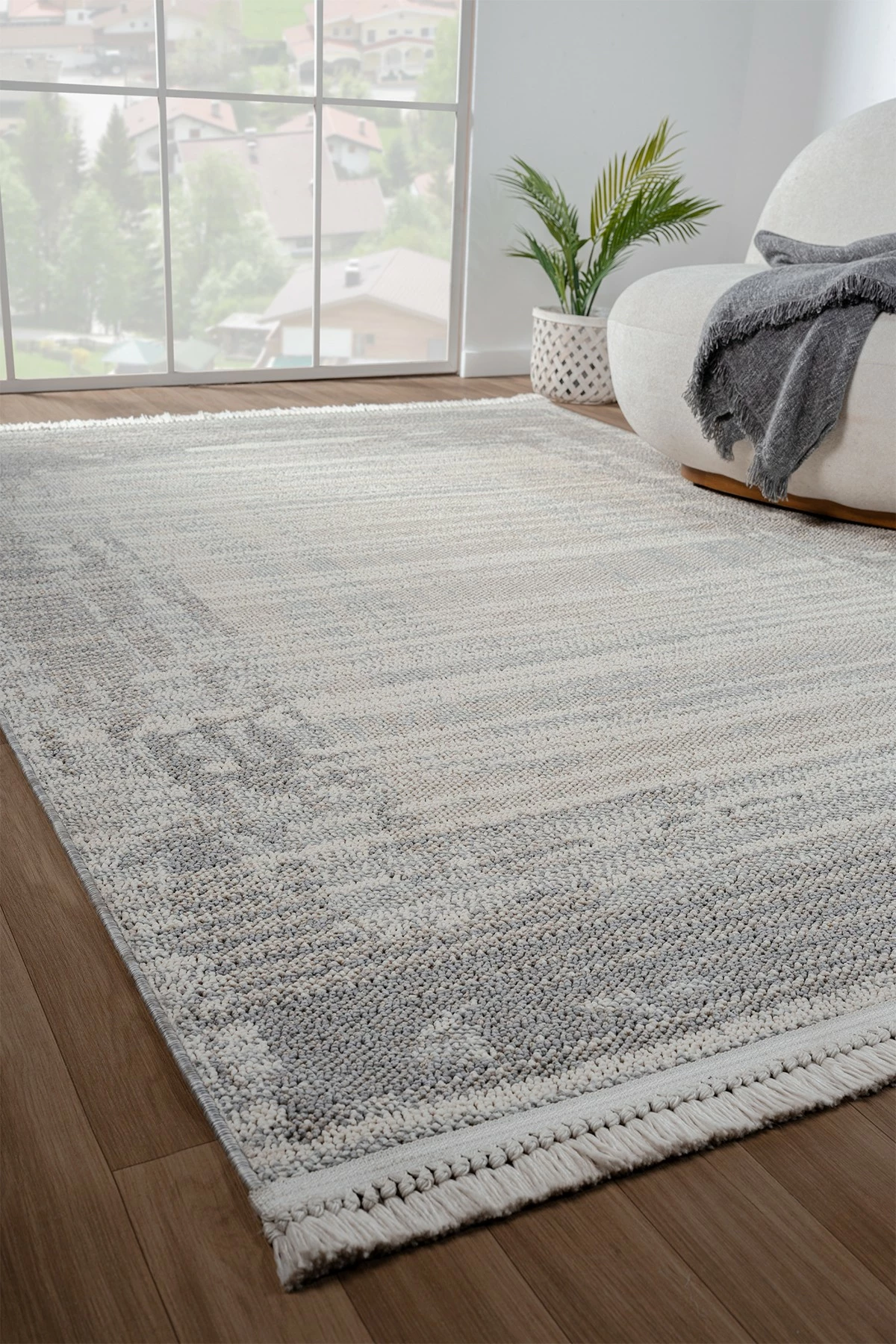 Qilim Conceptum Hypnose, Bastia 1277, krem dhe gri, 140x200cm