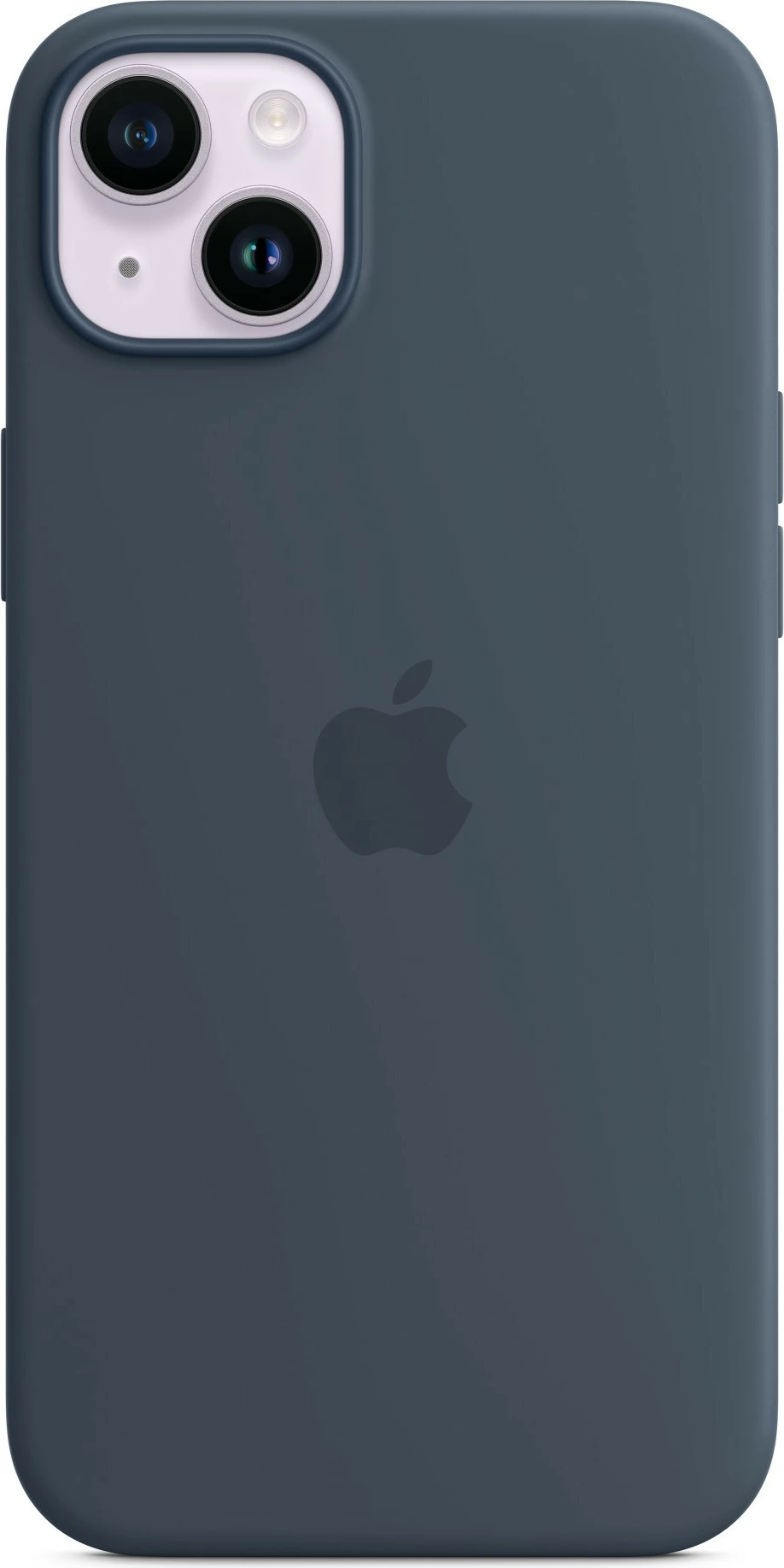 Mbështjellës silikon Apple iPhone 14 Plus, MagSafe, 6.7", storm blue