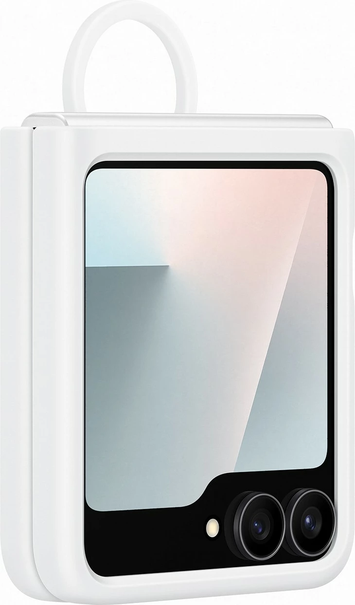 Mbështjellës silikon Samsung Flip7 FE i bardhë