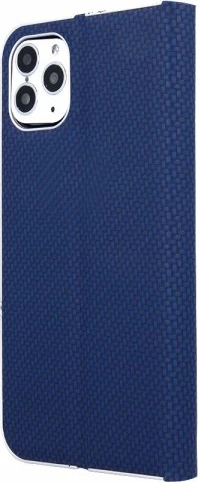 Mbështjellës flip HAVANA Premium për Samsung Galaxy S20 Plus G985, me magnet, me xhep karte, carbon blue