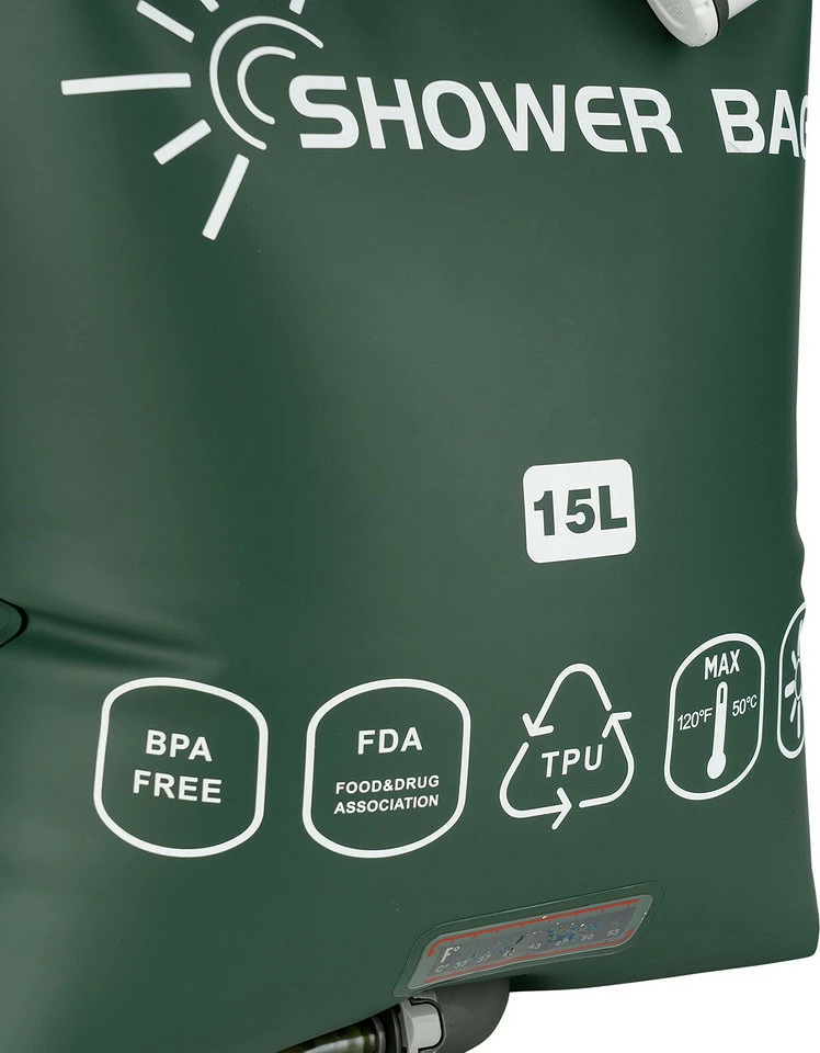 Mbijetesë Dhe Kampim Fosco Industries Camp shower Premium 15L TPU