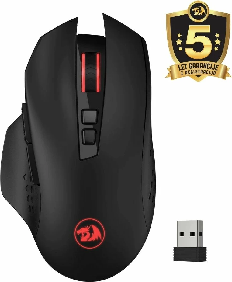 Maus pa kabllo gaming Redragon Gainer M656, 4000 DPI, 7 butona, optik, i zi