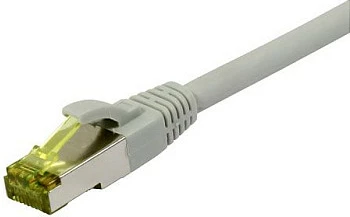 Kabllo rrjeti Synergy21 RJ45 CAT6A 1m, S/FTP, 500MHz, LSZH, gri