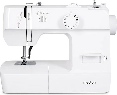 Makinë qepëse Medion LIFE MD11179 SM70, 4-step buttonhole, e bardhë
