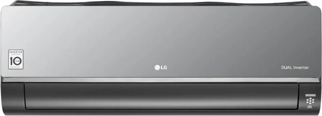 Kondicioner LG Artcool Mirror AC12BK.NSJ/AC12BK.UA3 3.5 kW inverter me ionizator UV Nano WiFi, gri/argjend